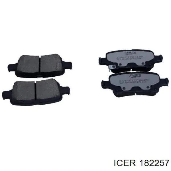 Колодки дисковые  Icer 182257 цена, от 25.21 USD