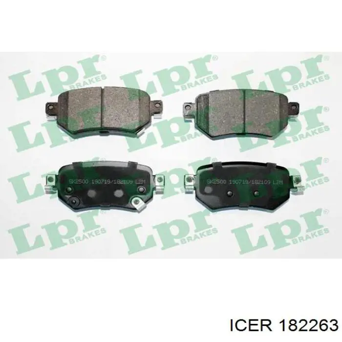 Колодки дисковые  Icer 182263 цена, от 33.56 USD