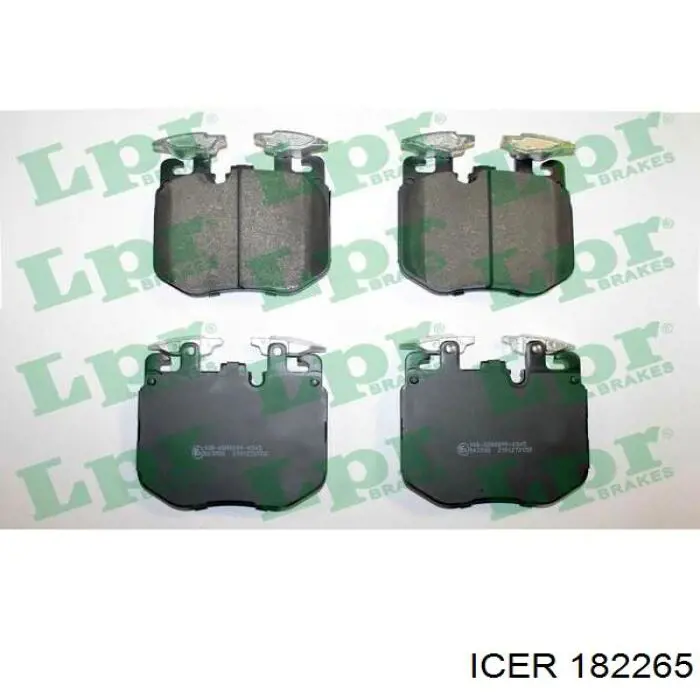 Передние тормозные колодки 182265 Icer