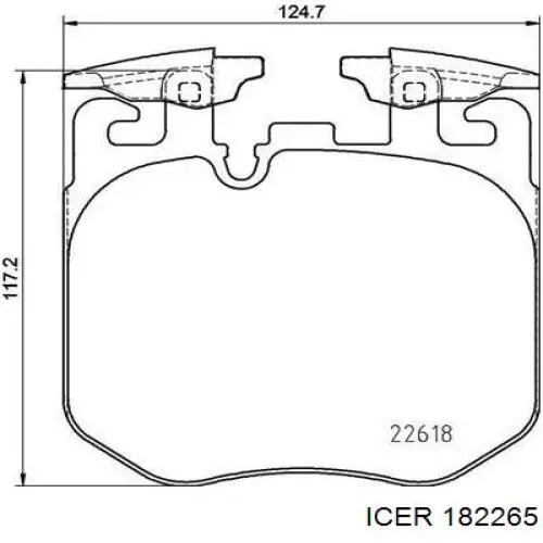 Колодки Icer 182265 цена, от 286.34 USD