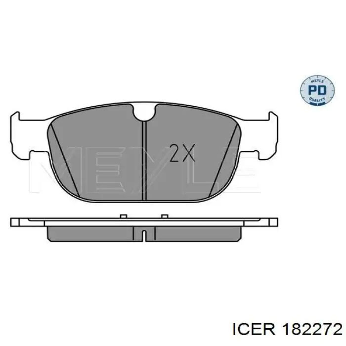 Купить 182272 Icer Колодки тормозные