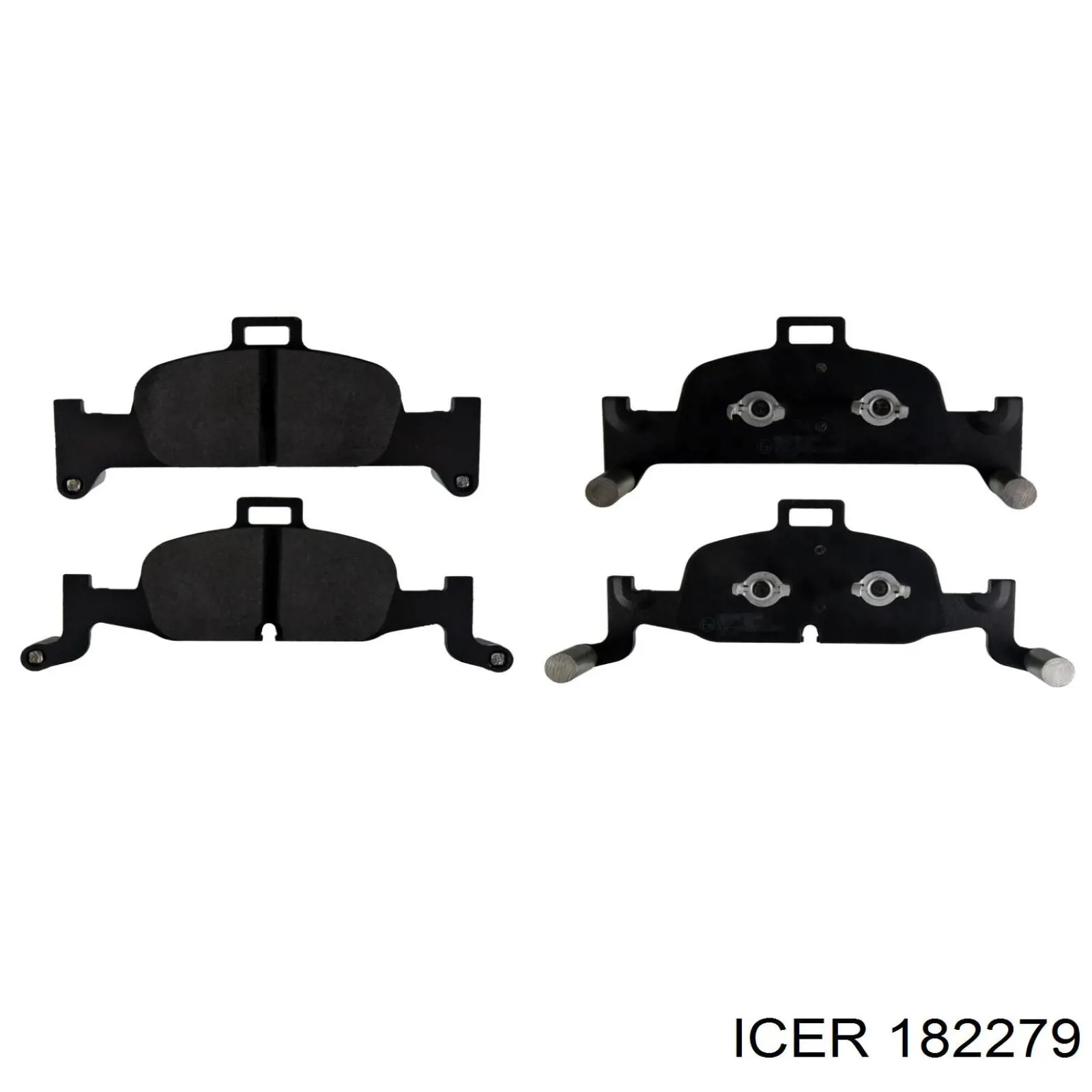 Передние тормозные колодки 182279 Icer