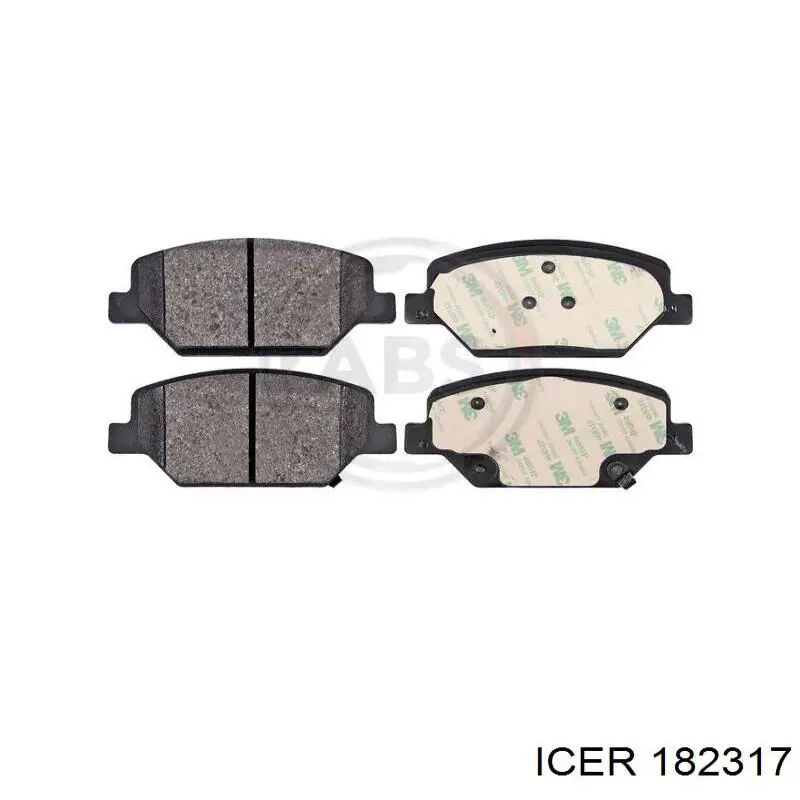 Колодки Icer 182317 цена, от 35.70 USD
