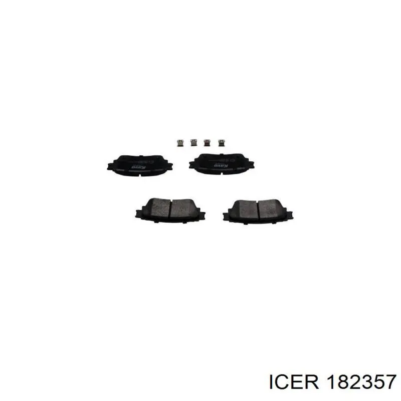 Колодки дисковые  Icer 182357 цена, от 22.90 USD