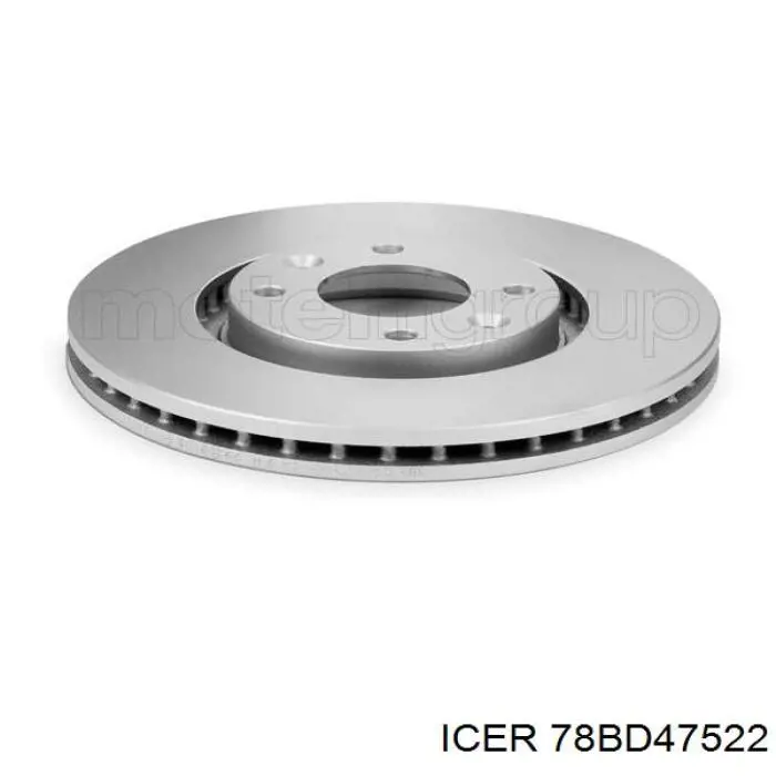 78BD47522 Icer Диск тормозной передний