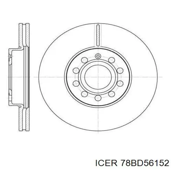 Ремкомплект передних тормозов Icer 78BD56152