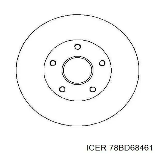 Тормозные диски 78BD68461 Icer