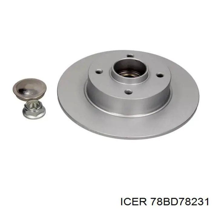 Диск гальмівний задній 78BD78231 Icer