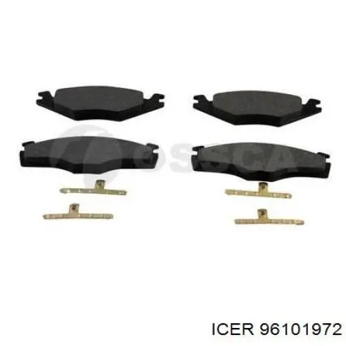 96101972 Icer Колодки передние