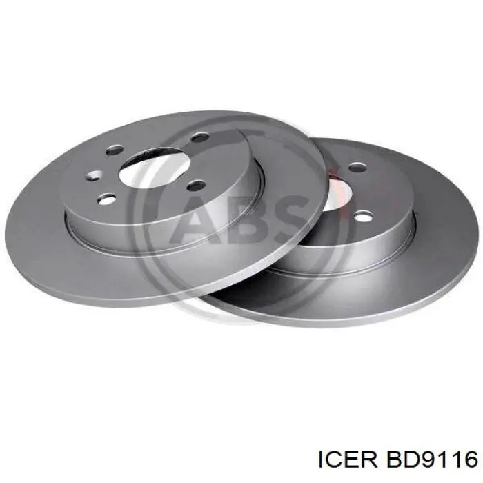 Тормозные диски BD9116 Icer