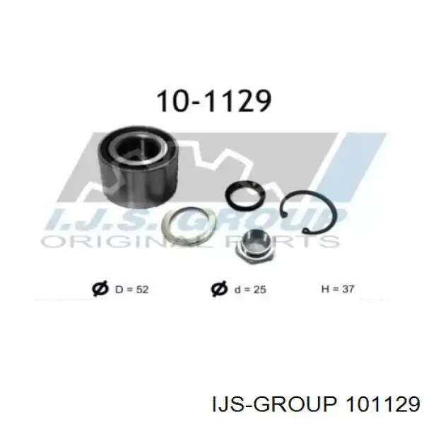 Подшипник задней ступицы 101129 IJS Group