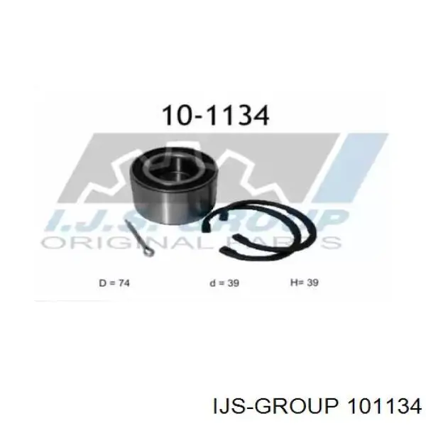 10-1134 IJS Group подшипник ступицы передней