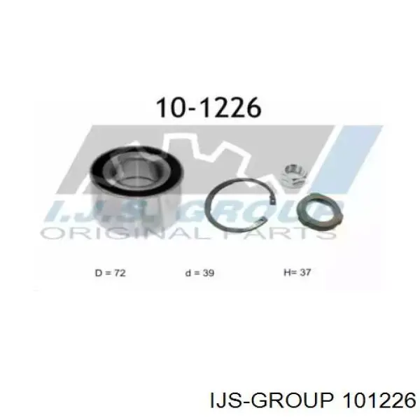 Подшипник задней ступицы 101226 IJS Group