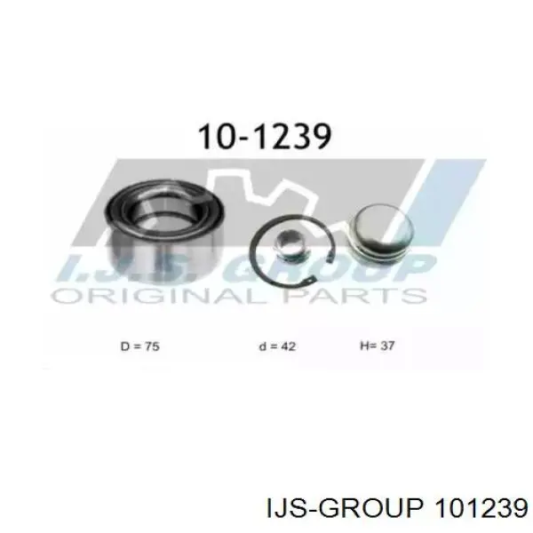 101239 IJS Group ступица передняя