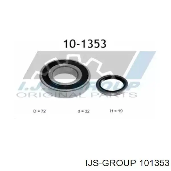 Подшипник задней ступицы 101353 IJS Group