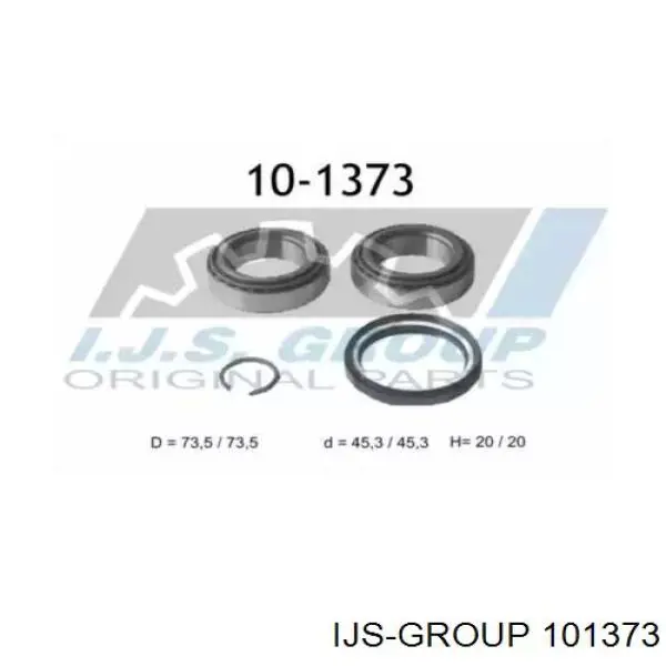 10-1373 IJS Group rolamento de cubo dianteiro