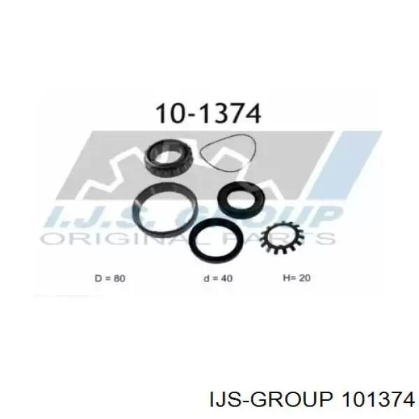 Подшипник дифференциала заднего моста 101374 IJS Group