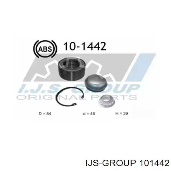 101442 IJS Group подшипник ступицы передней