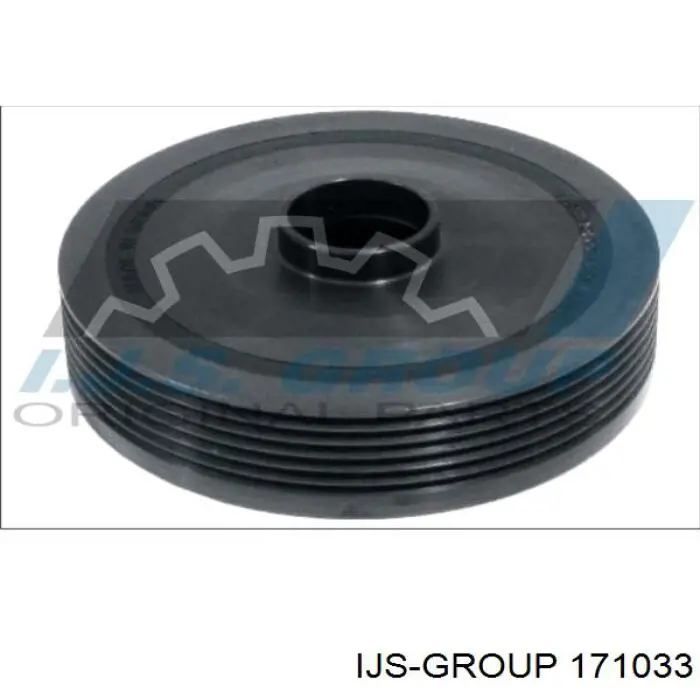 Шкив коленвала (демпфер) IJS Group 171033 цена, от 49.61 USD