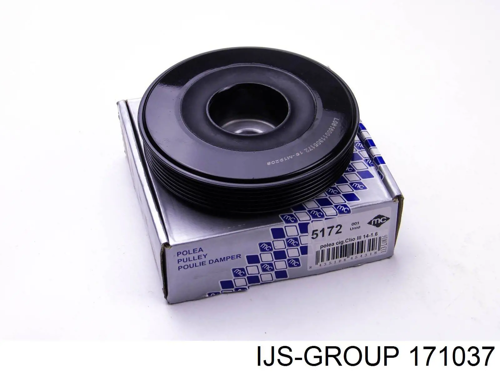 Шкив коленвала (демпфер) IJS Group 171037 цена, от 44.34 USD