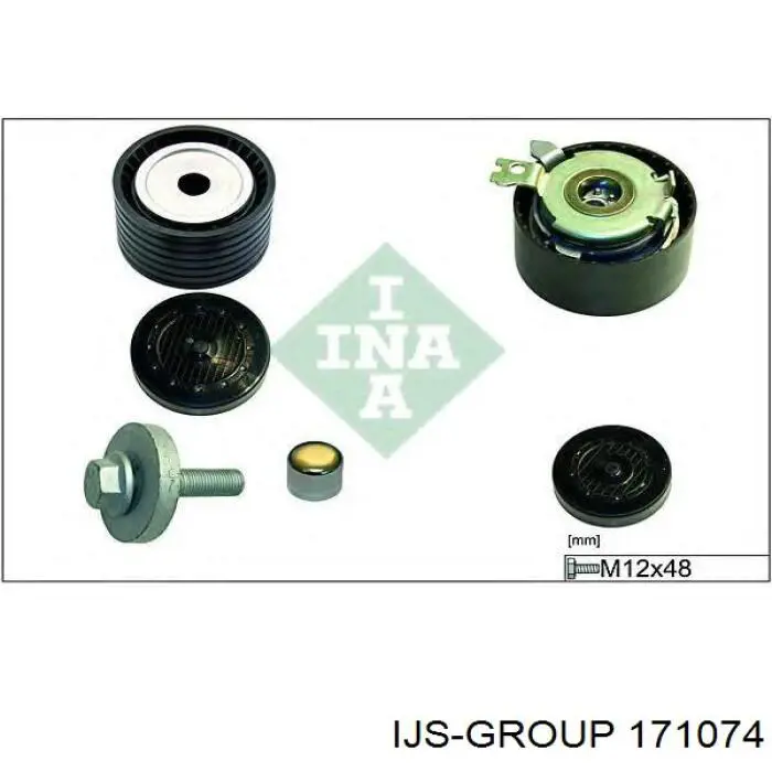 Шкив коленвала 171074 IJS Group