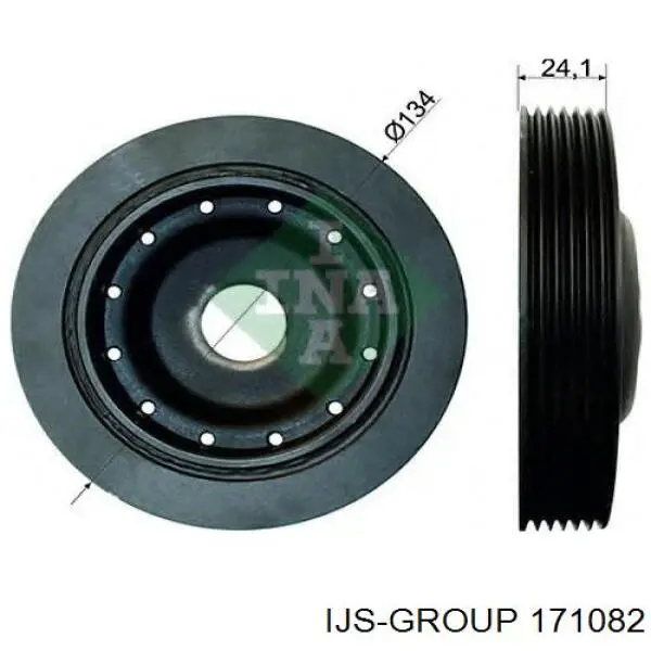 Демпфер коленвала IJS Group 171082
