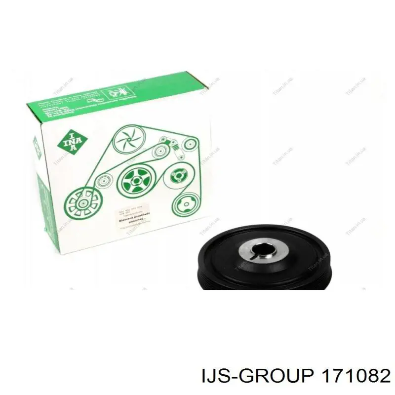 Шкив коленвала (демпфер) IJS Group 171082 цена, от 49.51 USD