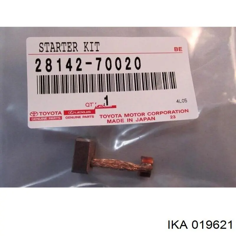 Compre 019621 IKA Escova do motor de arranco