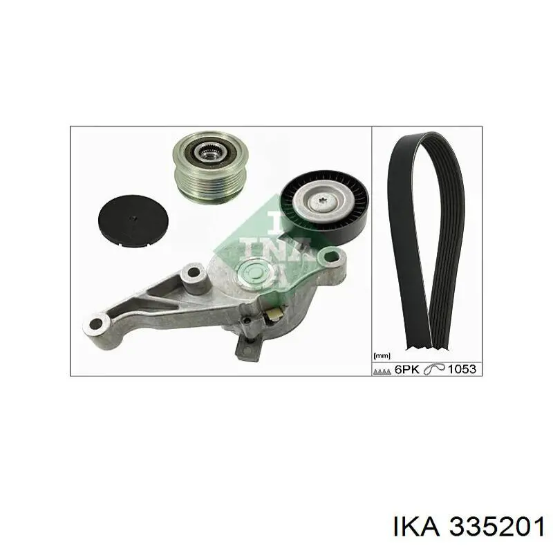 Шкив генератора 335201 IKA