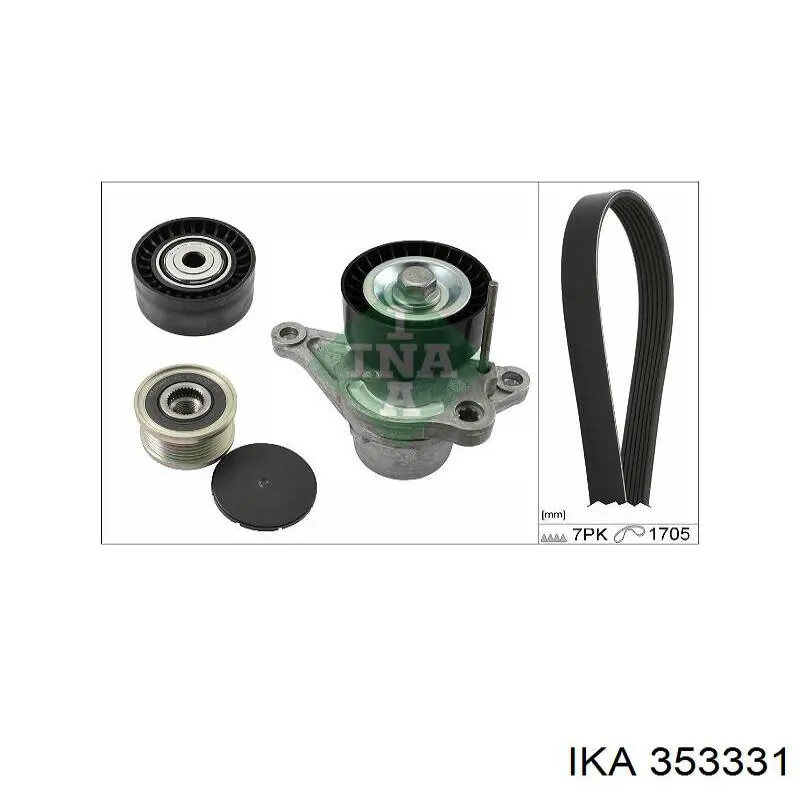 Инерционный шкив IKA 353331 цена, от 31.54 USD