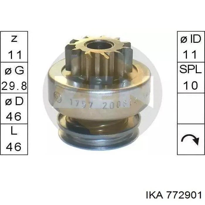 Щеткодержатель стартера Autotechteile 3911002 цена, от 7.30 USD