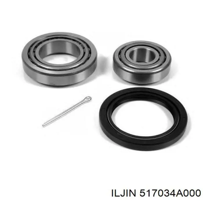 Комплект подшипника ступицы колеса Iljin 517034A000 цена, от 12.94 USD
