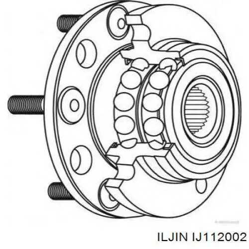 IJ112002 Iljin cubo traseiro