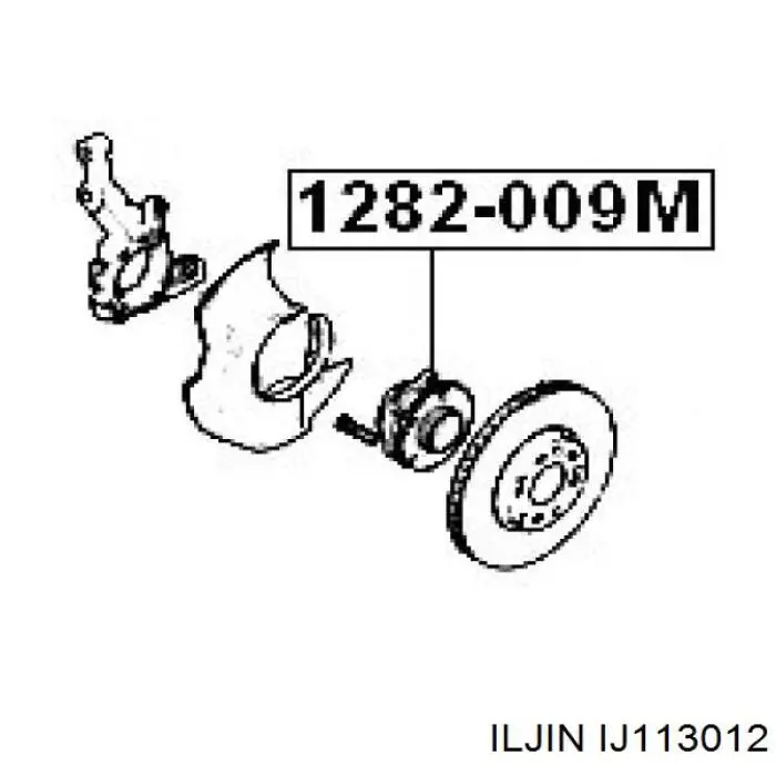 IJ113012 Iljin Ступица задняя