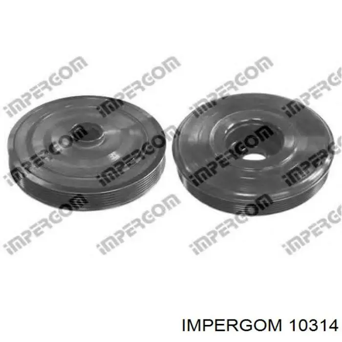 Шкив коленвала (демпфер) Impergom 10314 цена, от 45.69 USD