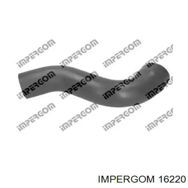 16220 Impergom шланг (патрубок интеркуллера верхний правый)