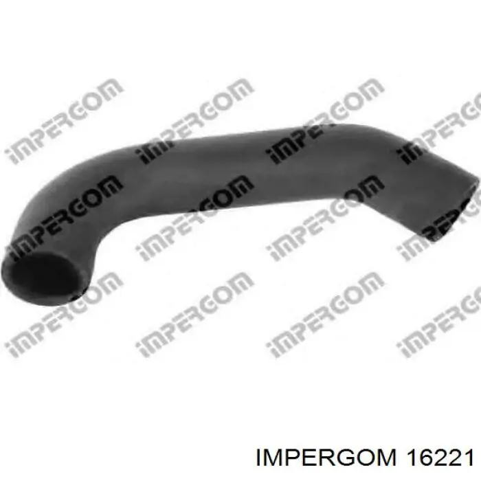 Tubo flexible de aire de sobrealimentación inferior izquierdo 16221 Impergom