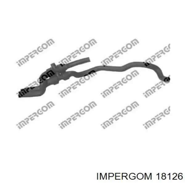 Шланг радиатора отопителя (печки), сдвоенный 18126 Impergom