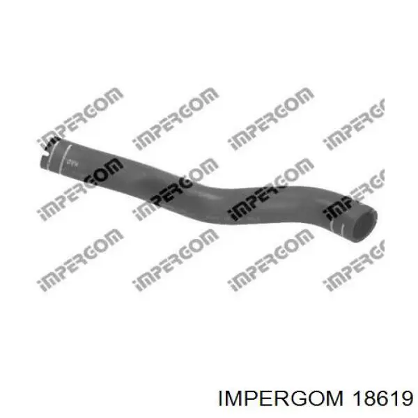 Патрубок радиатора 18619 Impergom