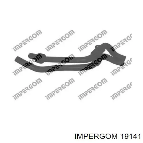 Шланг радиатора отопителя (печки), сдвоенный 19141 Impergom