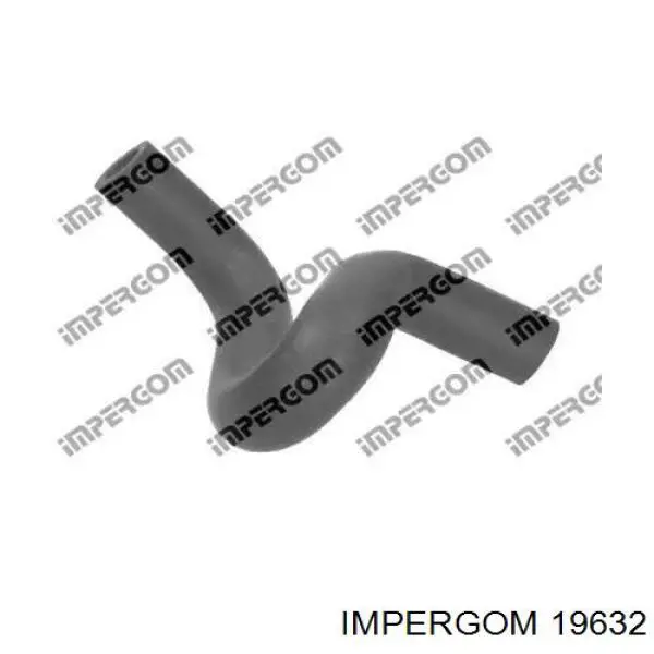 Патрубок радиатора печки 19632 Impergom