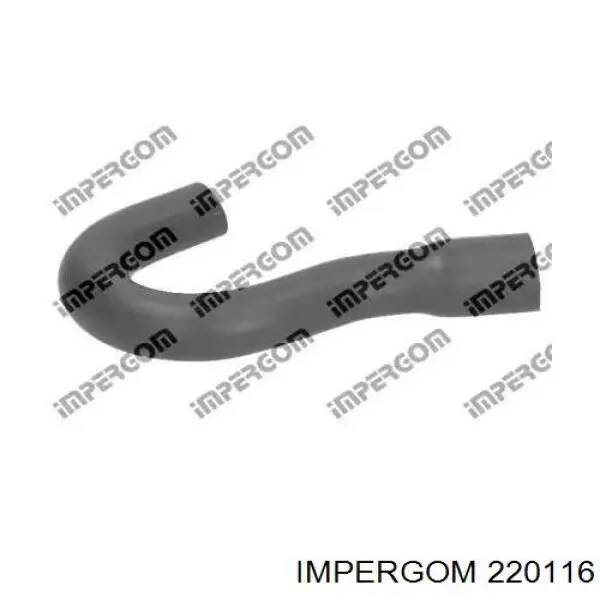 Патрубок радиатора 220116 Impergom