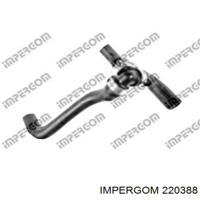 Шланг (патрубок) водяного насоса нагнетательный Impergom 220388 цена, от 4.77 USD