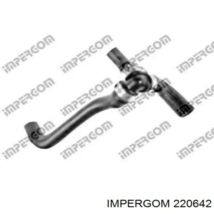 Патрубок радиатора 220642 Impergom