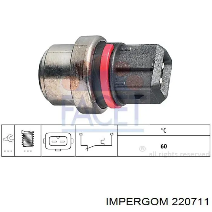 Купить 220711 Impergom Патрубок радиатора