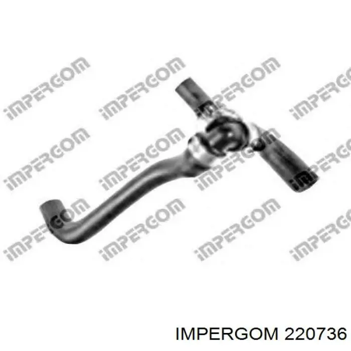Шланг/патрубок системы охлаждения Impergom 220736 цена, от 3.68 USD