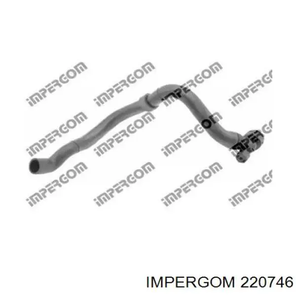 220746 Impergom Патрубок радиатора охлаждения нижний