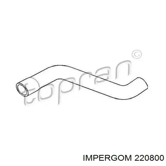 Патрубок радиатора 1336430 Opel