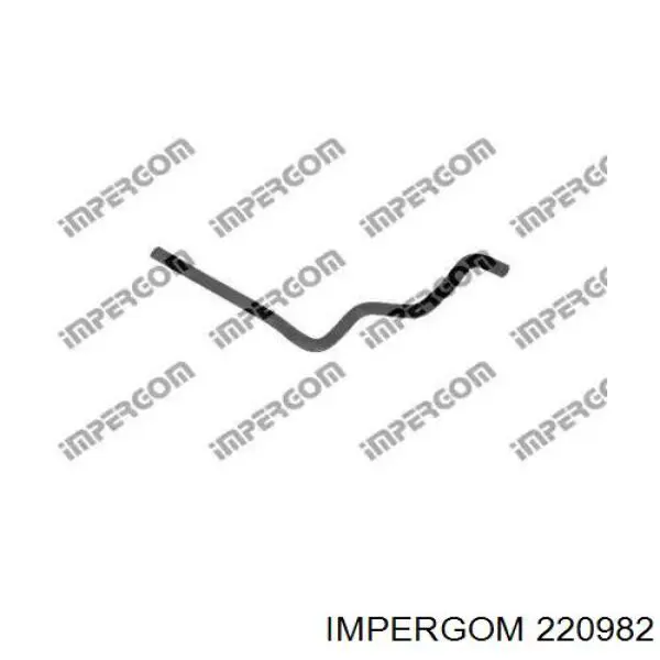 Нижний шлаг радиатора охлаждения 220982 Impergom