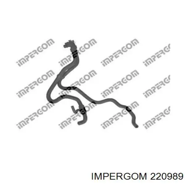 Шланг радиатора отопителя (печки), сдвоенный 220989 Impergom